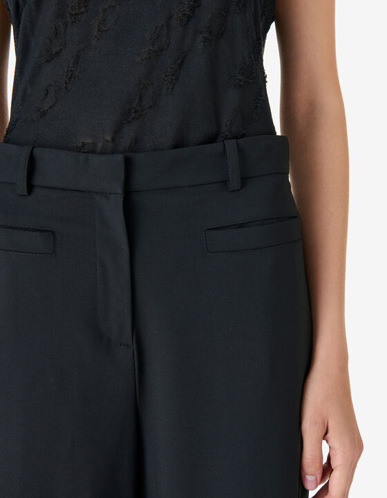 WIDE-LEG TAILORED PANTS
