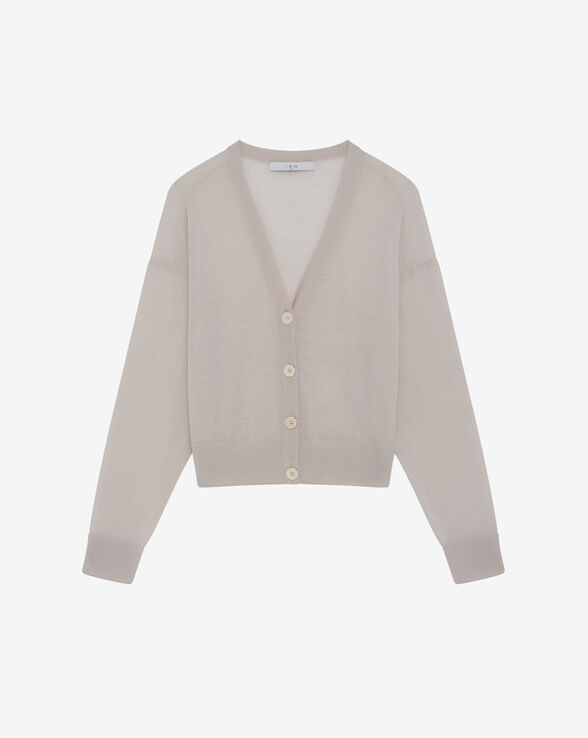 HAWIO OVERSIZED V-NECK CARDIGAN
