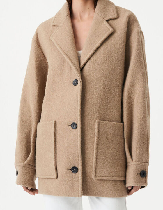 OVERSIZED SHORT COAT