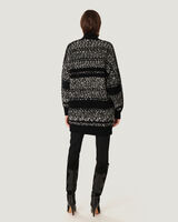 ALYSSA OVERSIZED TEXTURED KNIT CARDIGAN image number null