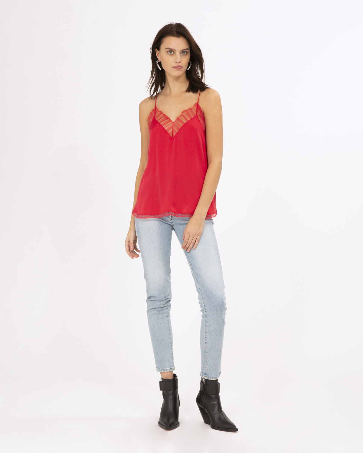 Berwyn Top Coral by IRO Paris