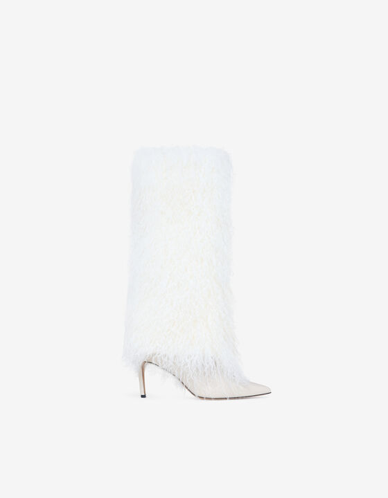 DAVYN LONG FUR BOOTS
