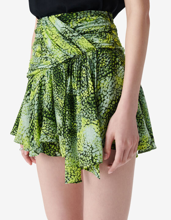 SHORT PRINT SKIRT