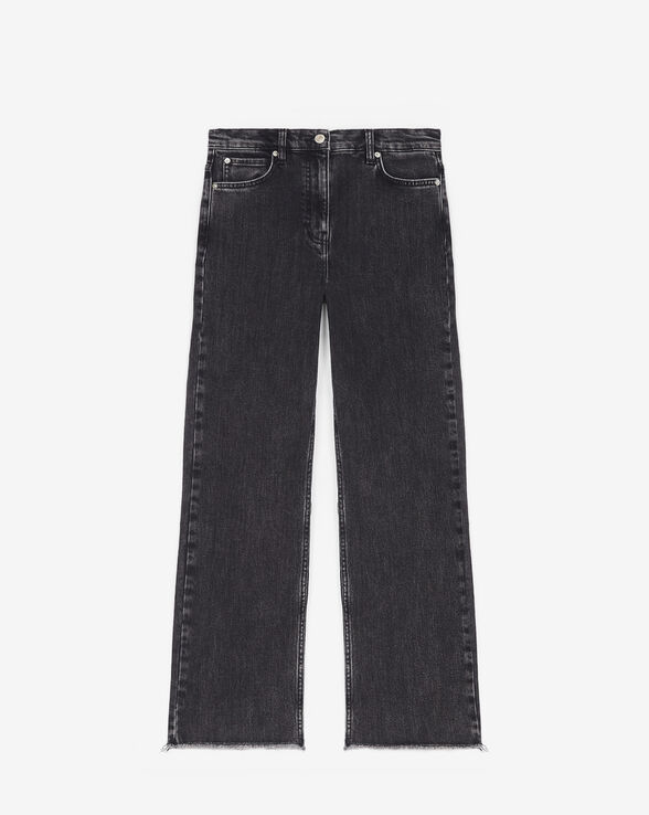 LOTTI DISTRESSED BOOT-CUT JEANS