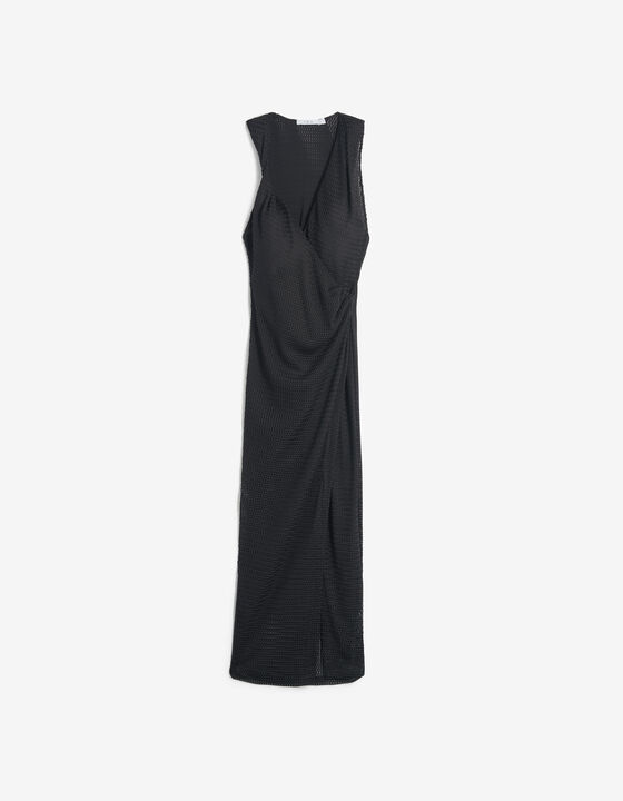 LONG KNITTED DRESS