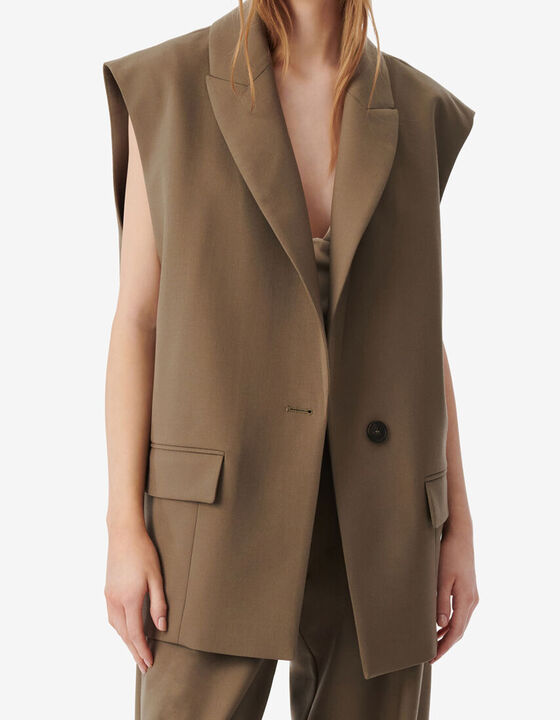 BLAZER SANS MANCHES