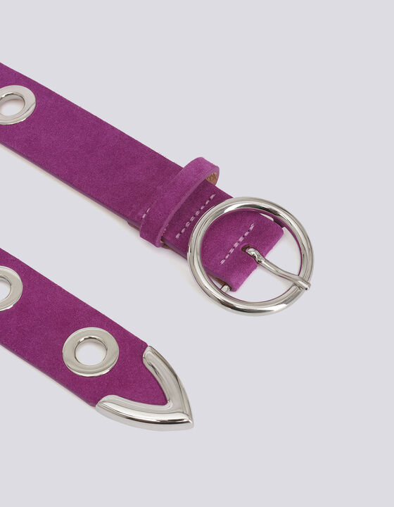 BECKA SUEDE GROMMET BELT