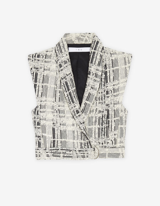 QUIRA SLEEVELESS JACKET
