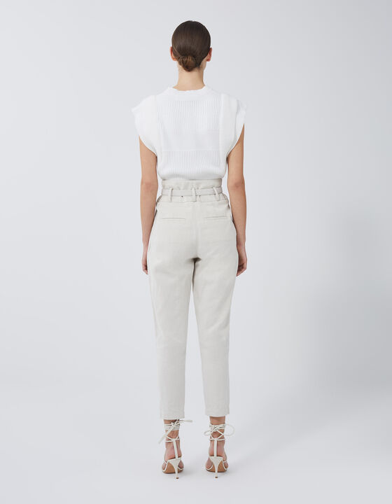 HIGH-WAISTED PANTS