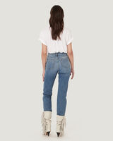 GANEMEI FADED HIGH WAIST JEANS image number null