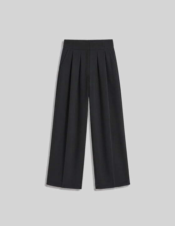 PANTALON LARGE &Agrave; PLIS