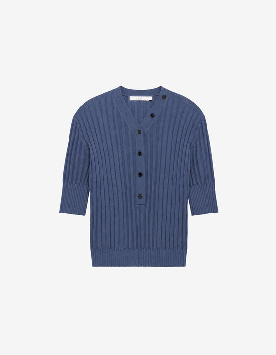 PULL C&Ocirc;TEL&Eacute; BOUTONN&Eacute;