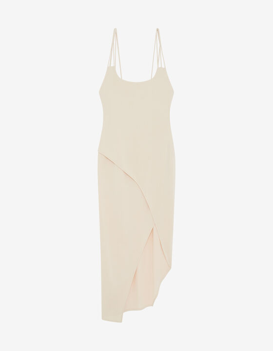 ROBE LONGUE À BRETELLES