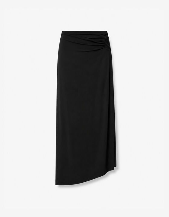 JUPE MIDI DRAP&Eacute;E
