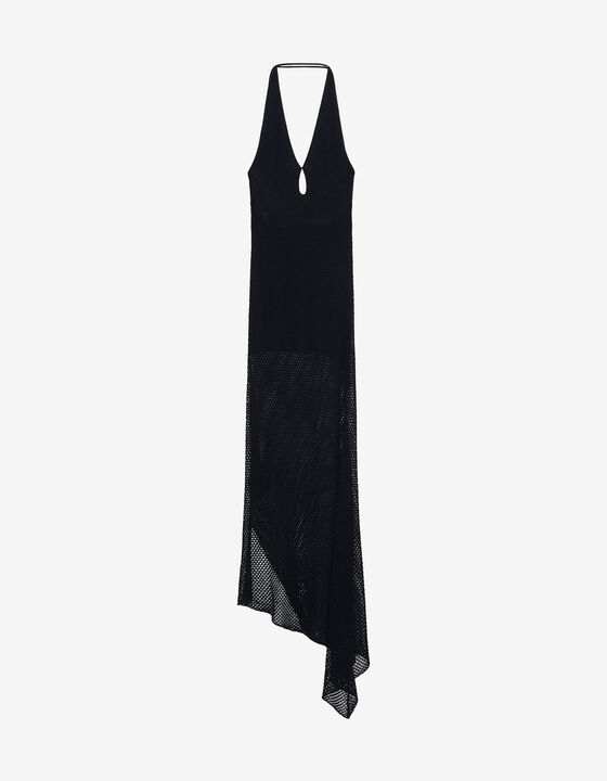LONG CROCHET DRESS
