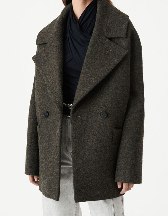 SHORT WOOL COAT