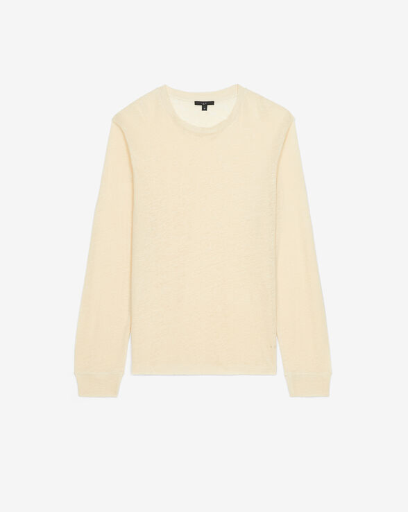 TOBI LONG SLEEVE CREW NECK T-SHIRT