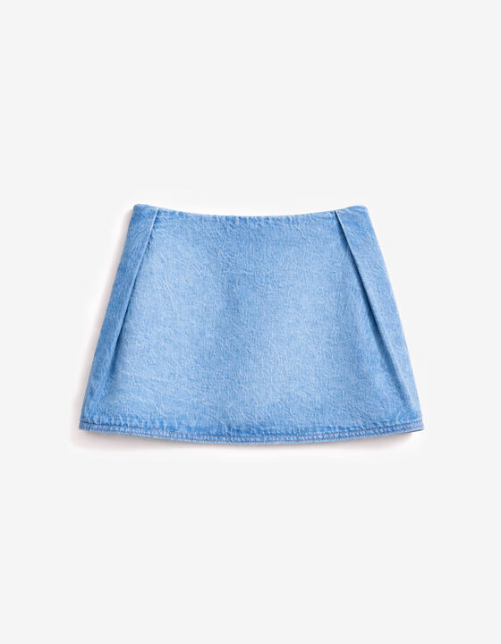 JUPE COURTE EN JEAN