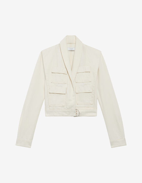 BELTED JACKET
