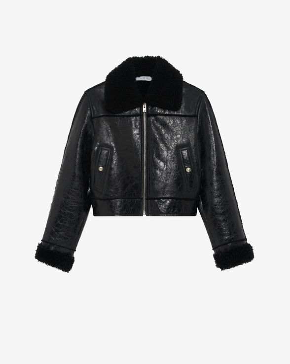 MIRAM CROPPED LEATHER JACKET