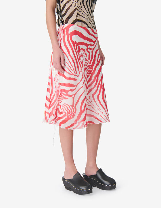 MIDI PRINTED SKIRT