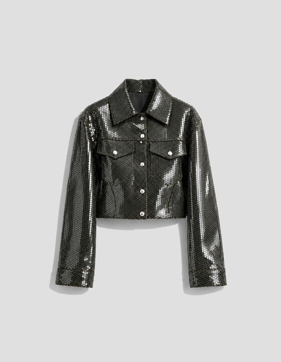 SHORT SEQUIN JACKET
