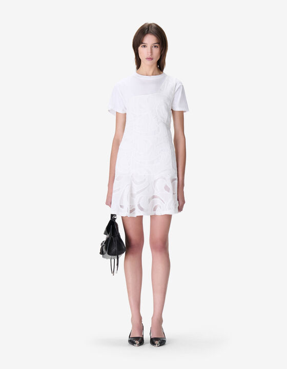 ASSYMETRIC LACE DRESS
