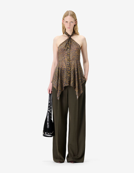 HIGH-WAISTED TROUSERS