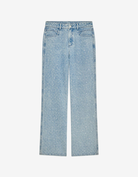 PANTALON À STRASS