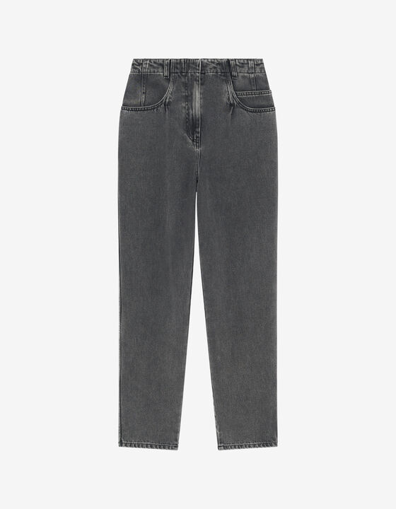 FADED CARROT CUT JEANS