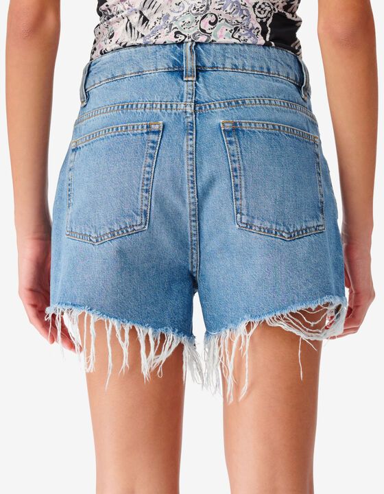 DENIM SHORTS