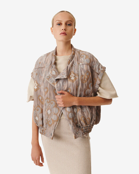 NINOA SLEEVELESS JACKET
