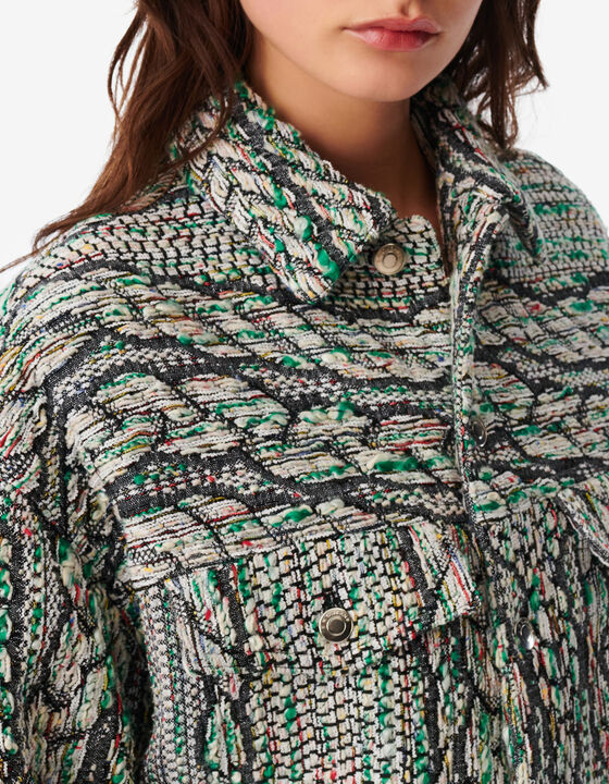 OVERSIZED TWEED JACKET