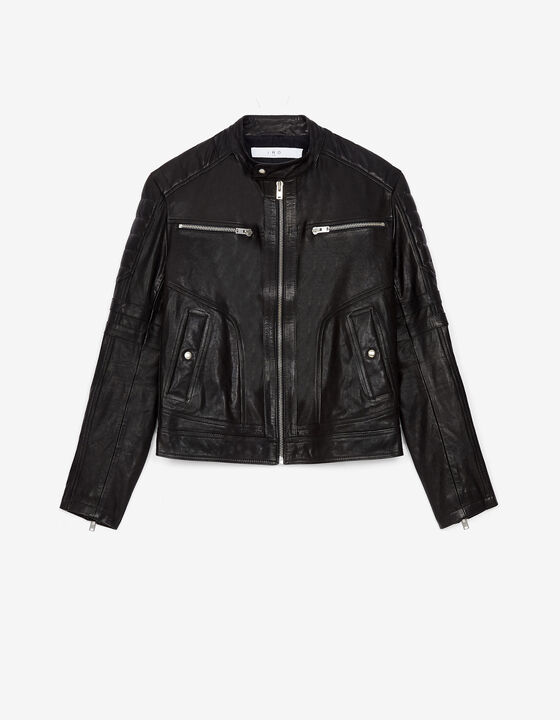 BLOUSON EN CUIR