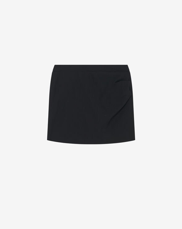 JUPE COURTE EN LAINE LUCIMA