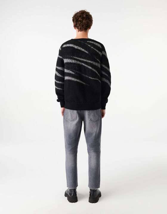 PULL EN LAINE Z&Eacute;BR&Eacute;