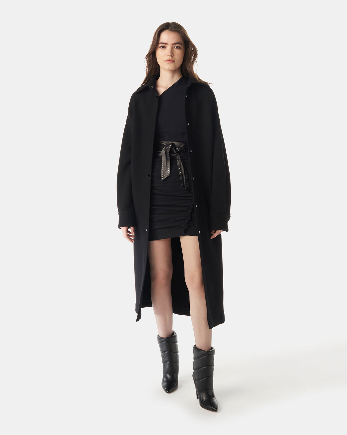 Iro Ideta Long Coat In Black