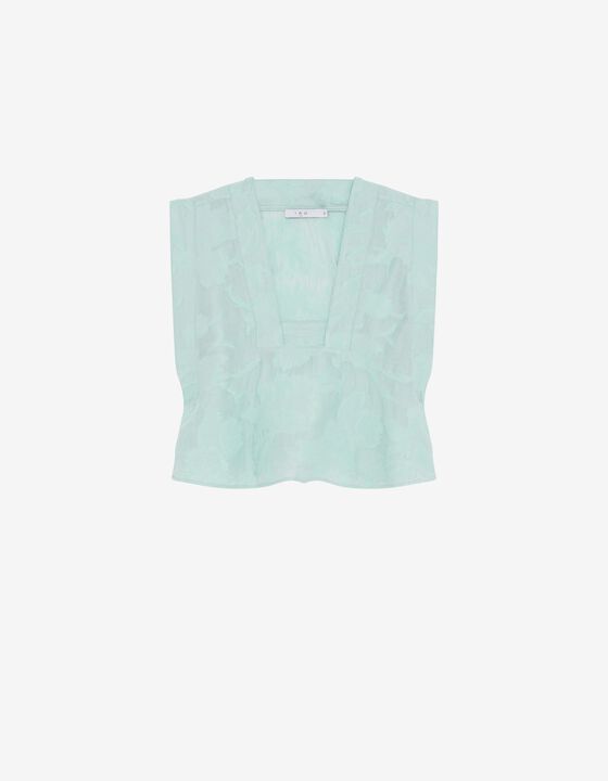 TOP JACQUARD COL V FLORENA