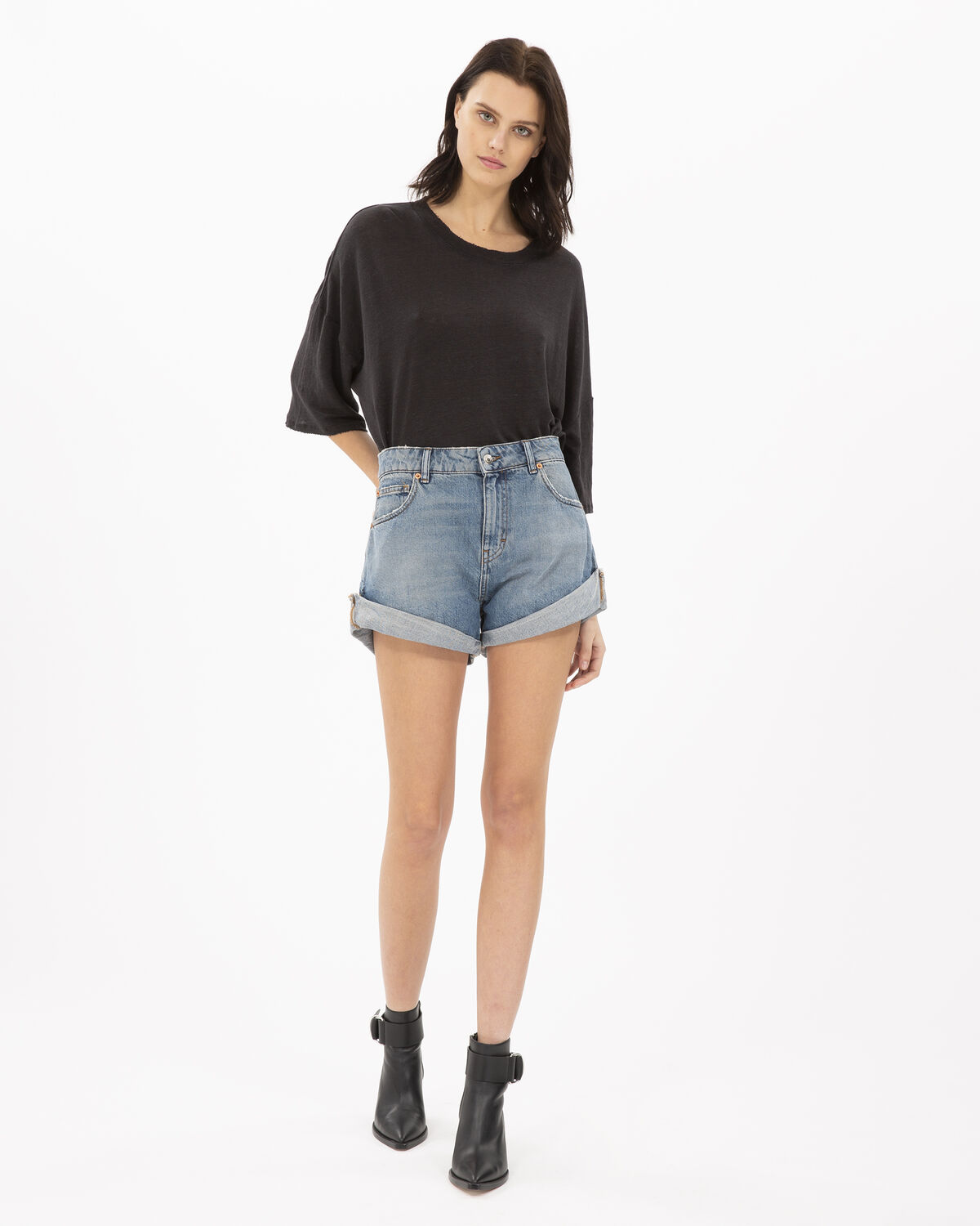 Sturdy T-Shirt Black by IRO Paris