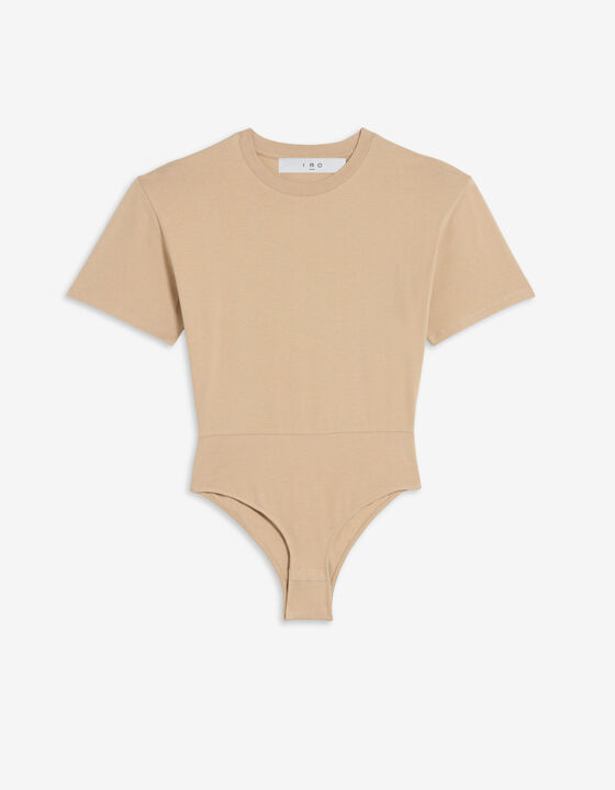 CLAYRE BODYSUIT WITH SHOULDER PADS