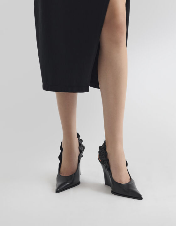 SMOCK SLINGBACKS