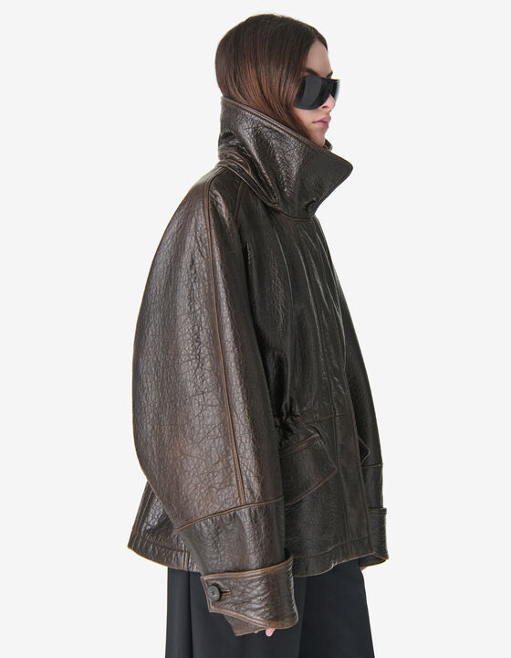 LEATHER PARKA