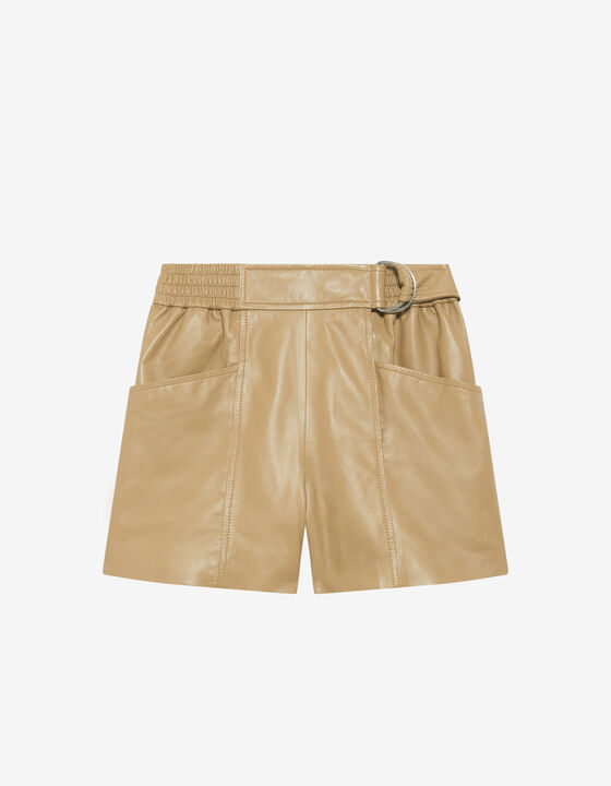 SHORT EN CUIR