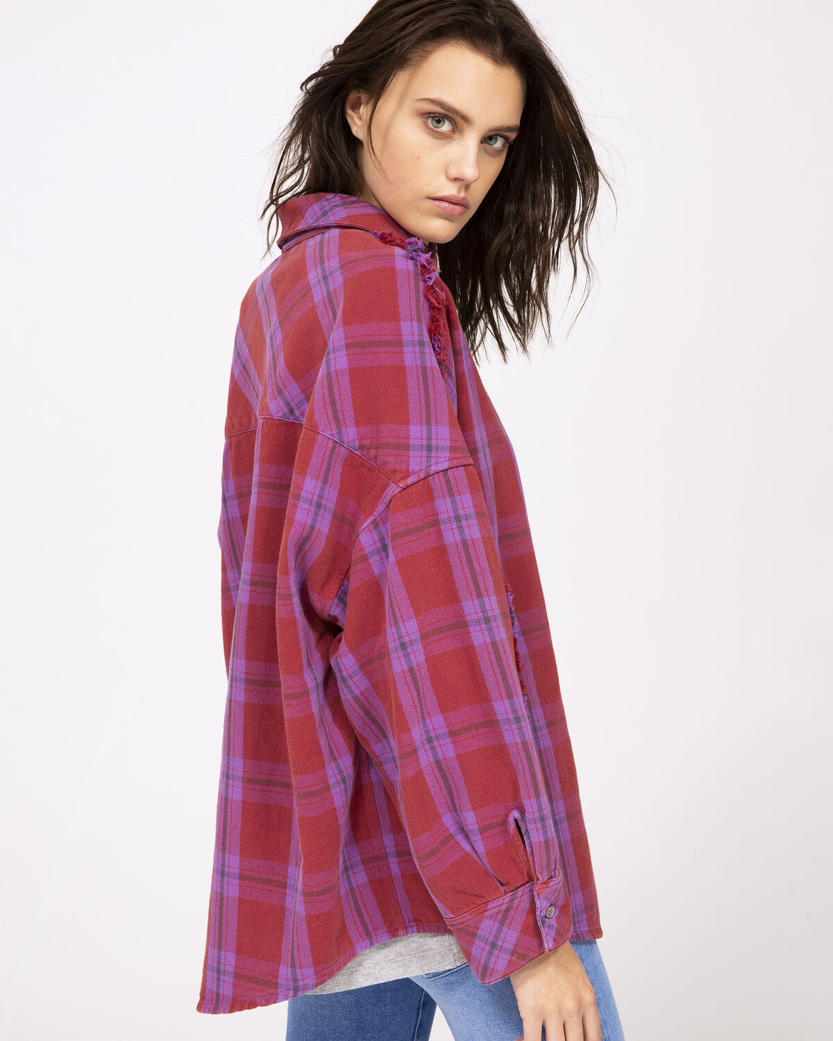 Bashful Shirt Purple by IRO Paris