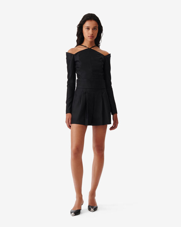 PALICI WOOL BLEND SHORTS