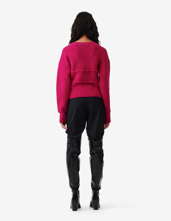 OVERSIZED ROUND-NECK SWEATER