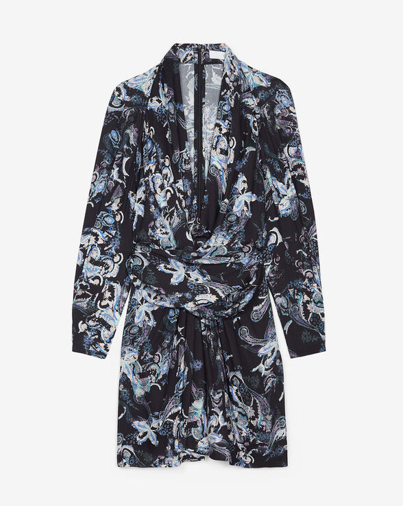 ROBE IMPRIMÉE COL V CAMOLLA