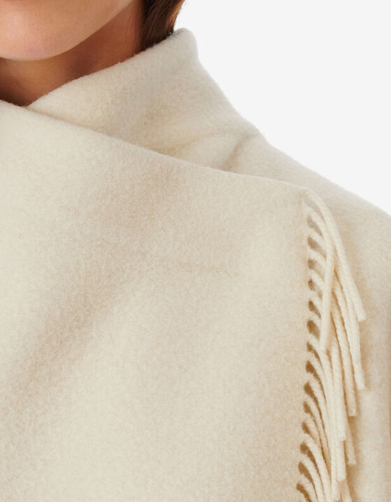FRINGED COAT