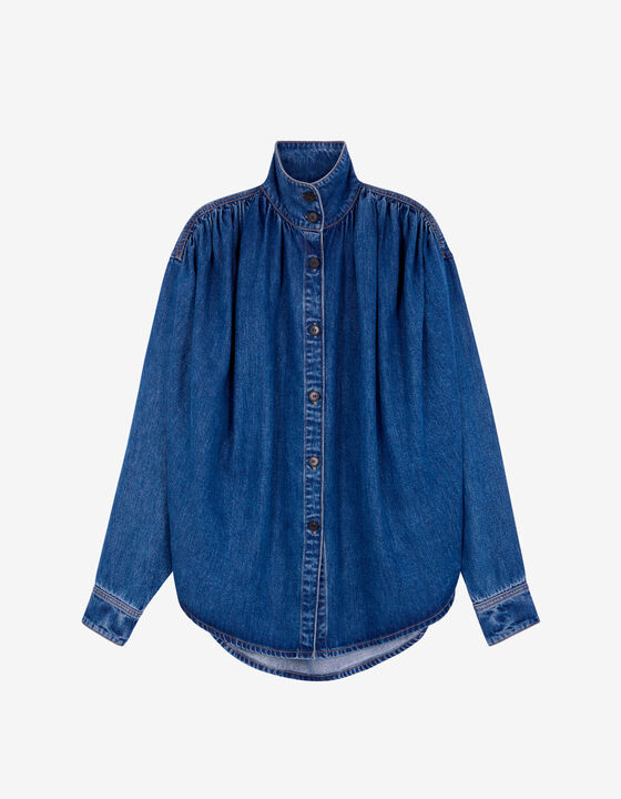 FLUID DENIM SHIRT