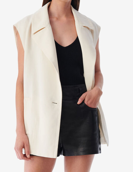 VESTE DE TAILLEUR SANS MANCHE